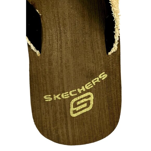 Skechers Men’s Tantric Fray Brown Comfort Flip Flops, Thong Sandals Sz 11 - Picture 10 of 16
